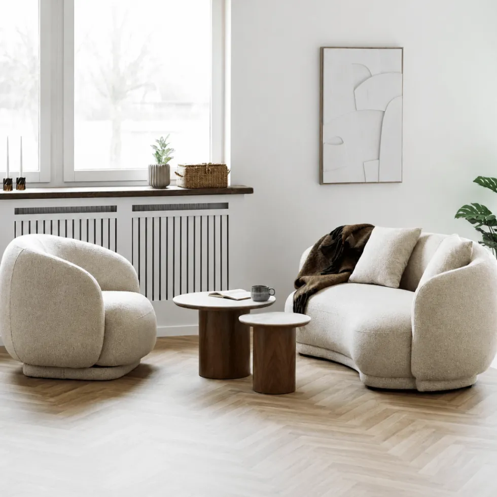 Hawkes 2,5-seters sofa sand