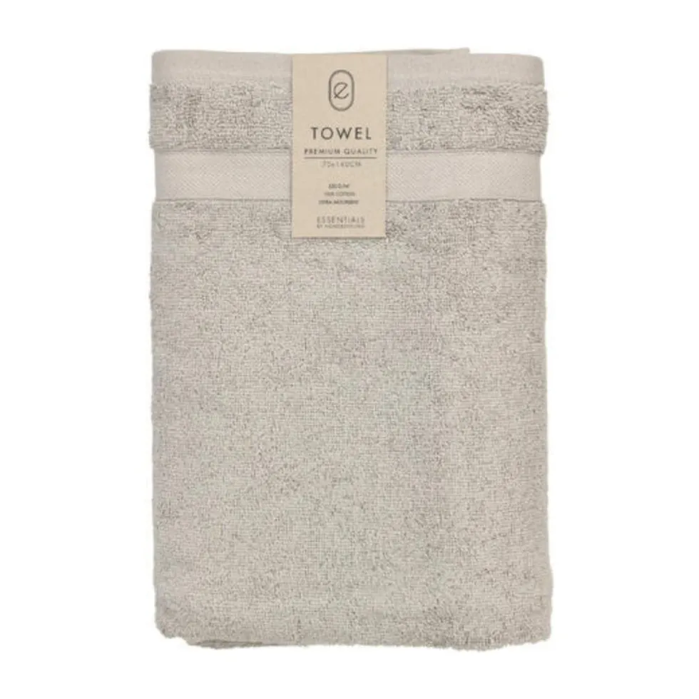 Håndkle bomull sand 70 x 140 cm