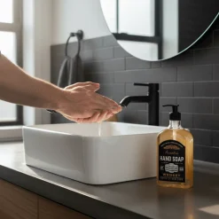 Håndsåpe med pumpe whisky 460 ml