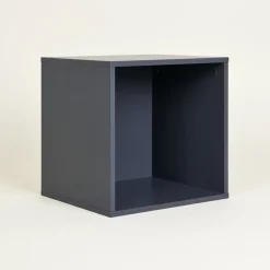Horne vegghylle tre mørk grå 34 x 30 x 34 cm