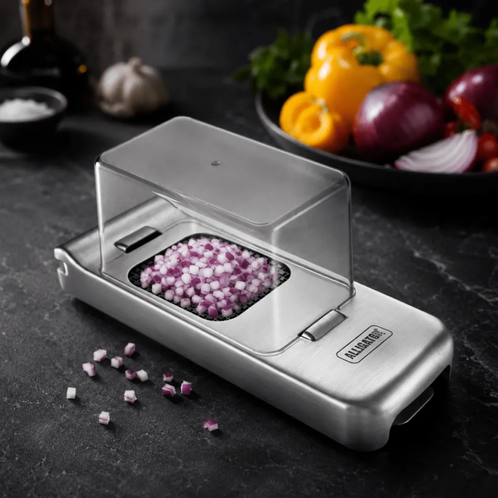 3-i-1 Alligator Stainless Steel Chopper