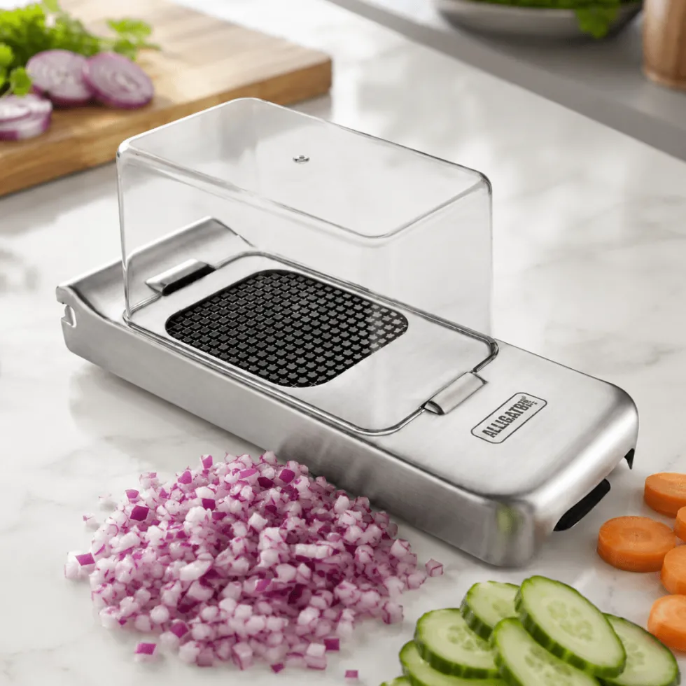 3-i-1 Alligator Stainless Steel Chopper