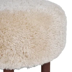 Inverness puff brun ø50 cm