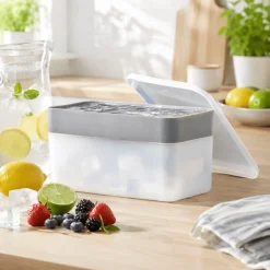 Isbitform med oppbevaring og lokk stor