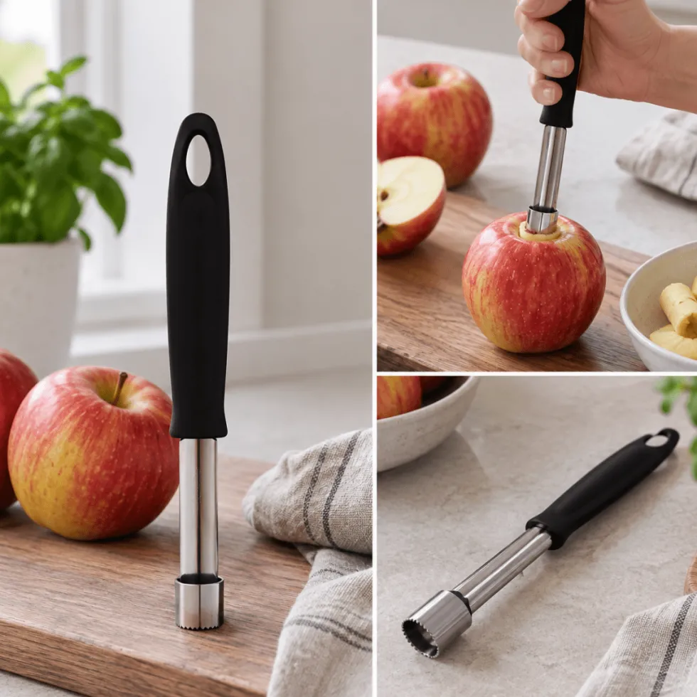 KitchenCraft Epleskjærer i rustfritt stål