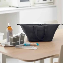 Kjølebag sort sammenleggbar 51 x 18 cm