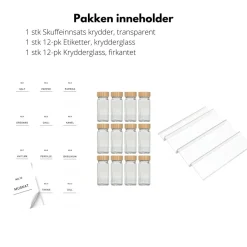 Komplett sett krydder 14 deler