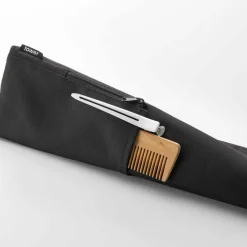 Krølletangbeholder sort varmebestandig etui 11 x 41,5 cm