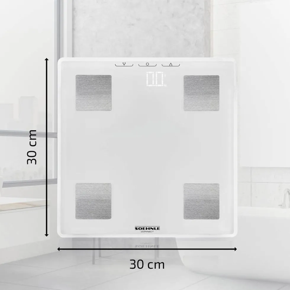 Kroppsanalysevekt Shape Sense Connect Lite Hvit