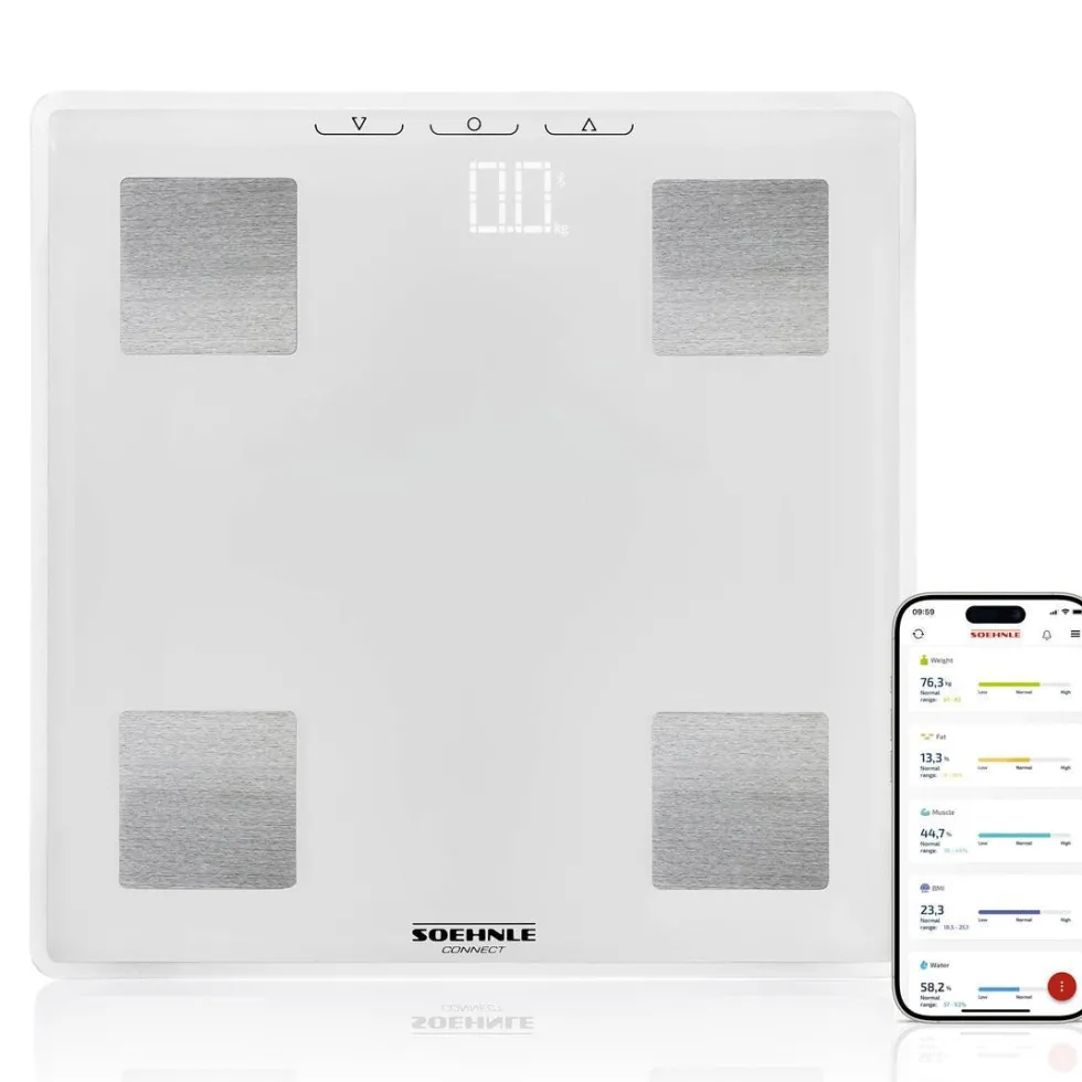 Kroppsanalysevekt Shape Sense Connect Lite Hvit