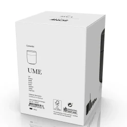 Krukke med lokk Ume sort 10 cm