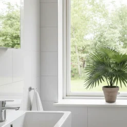 Kunstig palme grønn med potte 40 cm