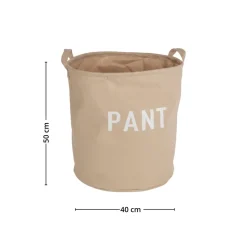 Kurv Pantesekk beige 40 x 50 cm