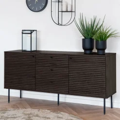 Kyoto skjenk smoked oak 150 x 40 x 74 cm