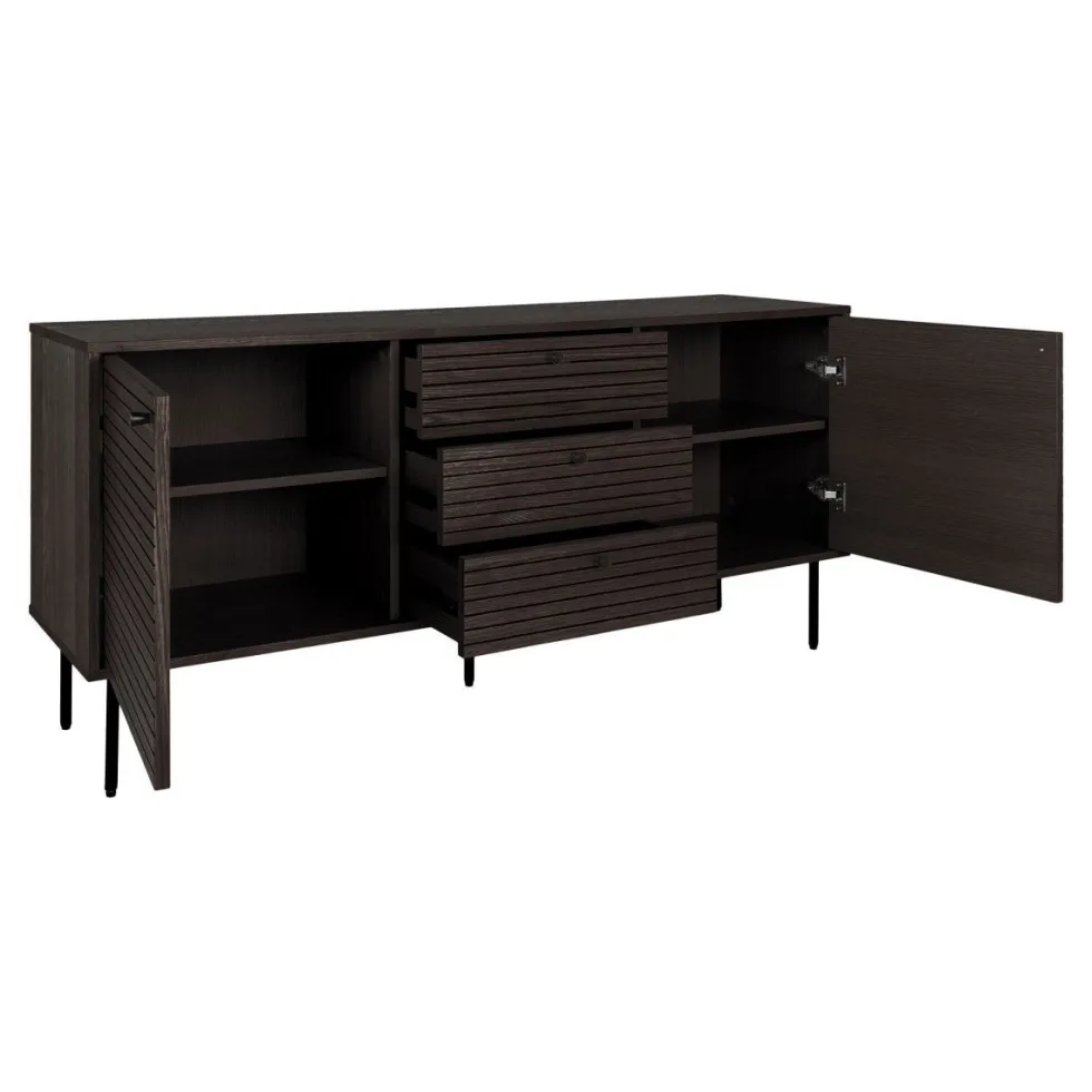 Kyoto skjenk smoked oak 150 x 40 x 74 cm
