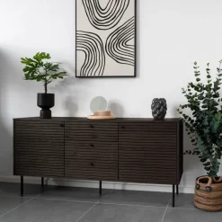 Kyoto skjenk smoked oak 150 x 40 x 74 cm