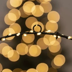LED ring til oppheng sort metall 55 cm