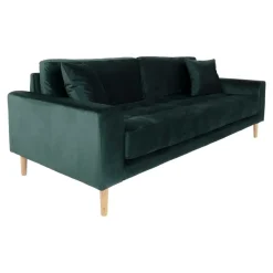 Lido 3 seters sofa mørkegrønn