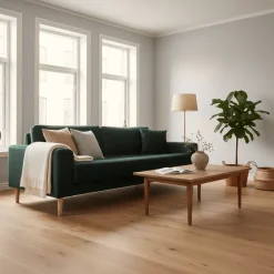 Lido 3 seters sofa mørkegrønn