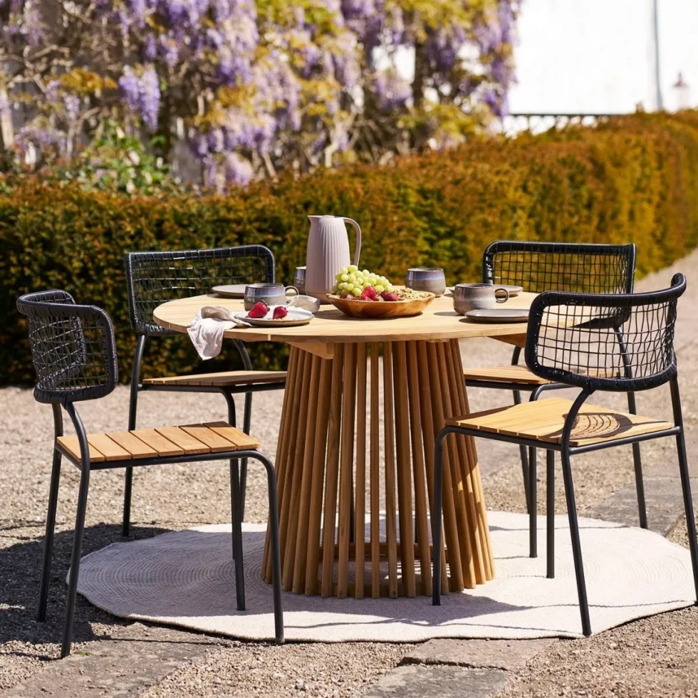 Lorca spisebord teak natur 120 cm
