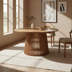 Lorca spisebord teak natur 120 cm