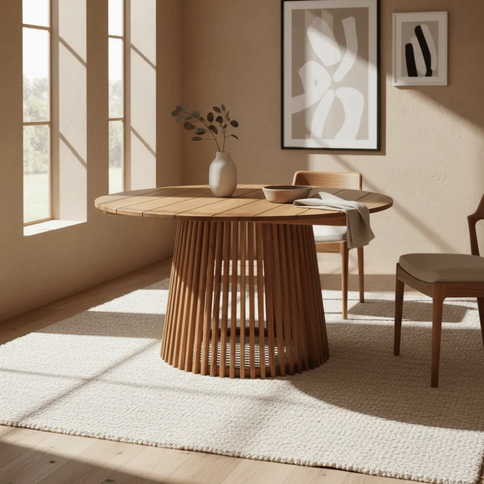 Lorca spisebord teak natur 120 cm