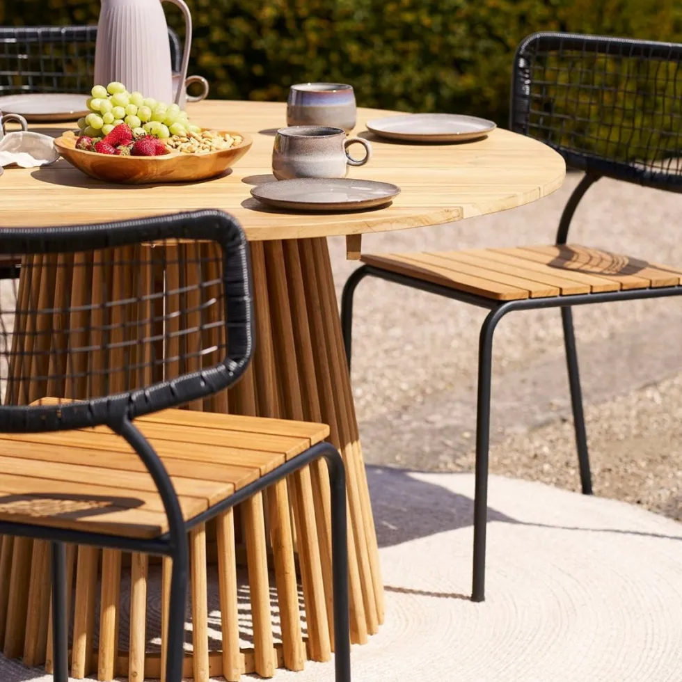 Lorca spisebord teak natur 120 cm
