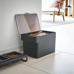Lufttett oppbevaringsboks for dyrefôr 3,5 kg sort