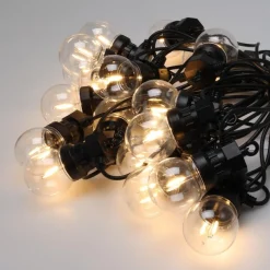 Lyslenke 20 LED 5 x 11 cm varmhvit 10 m