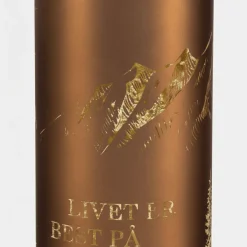 Lyslykt LED Livet på hytta brun 8 x 20 cm