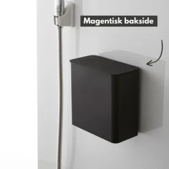 Magnetisk boks med lokk sort 17 x 17 x 9,5 cm