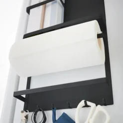 Magnetisk hylle til kjøleskap sort 34 x 24,5 cm