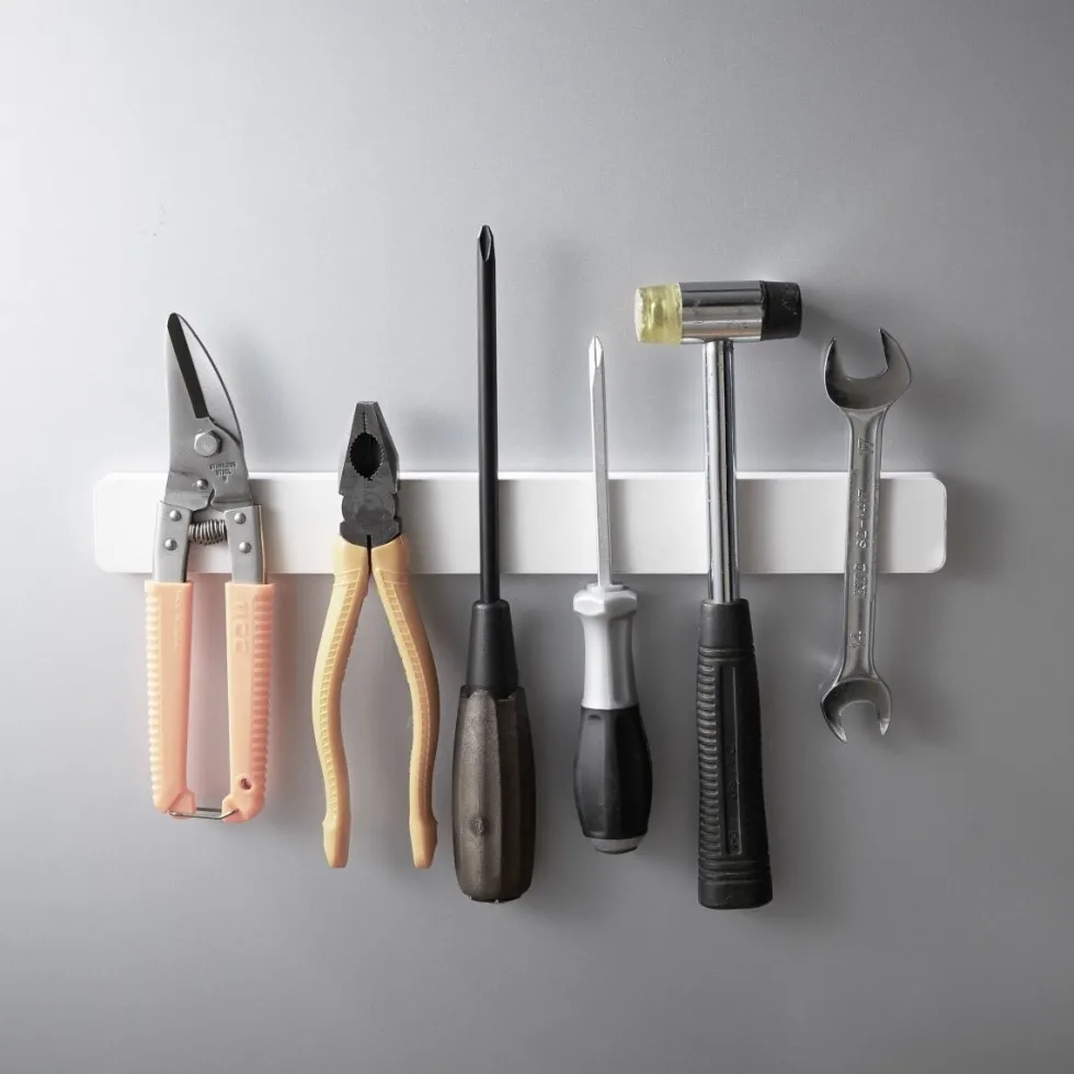Magnetisk knivholder hvit