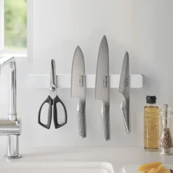 Magnetisk knivholder hvit