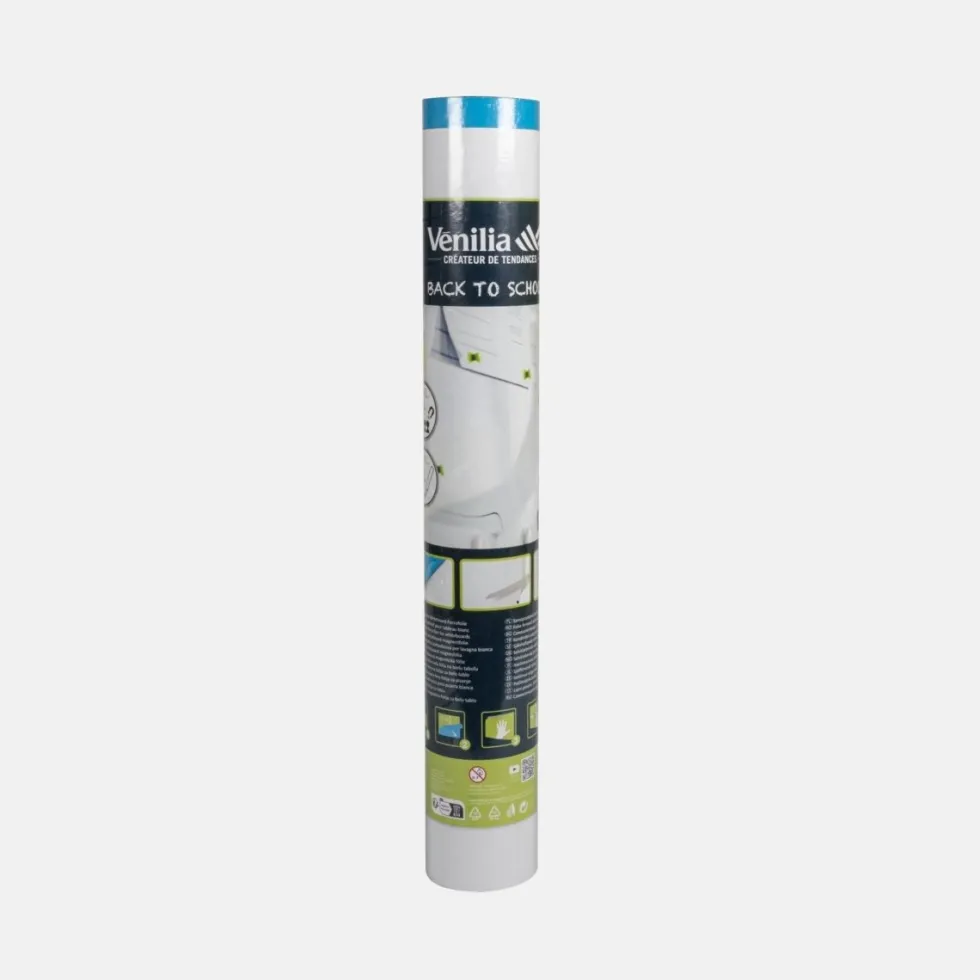 Magnetisk whiteboardfolie 4 magneter + penn 45 x 100 cm