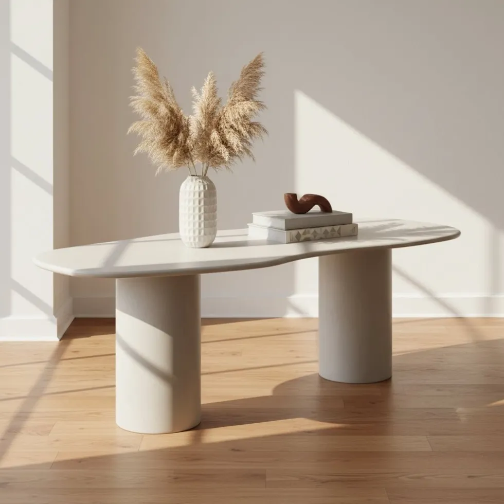 Maranola spisebord beige/sement 240 cm