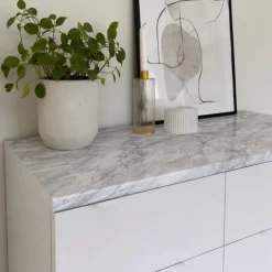 Marmor romeo grå kontaktplast