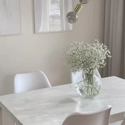 Marmor romeo hvit matt kontaktplast