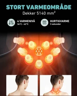 Massasjeapparat for nakke G7 Pro-Fold