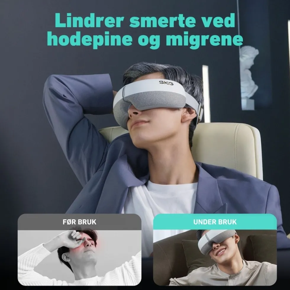 Massasjemaske for hodepine