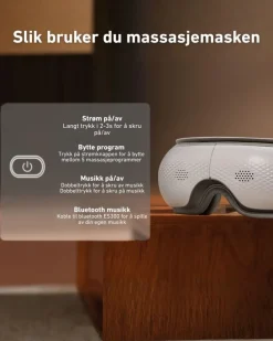 Massasjemaske for migrene og hodepine
