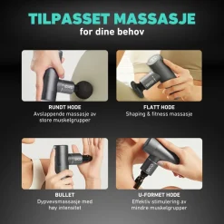 Massasjepistol F3 grå