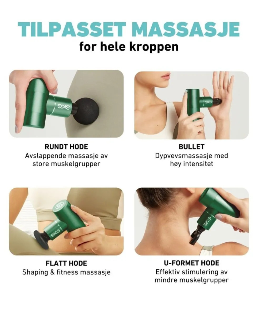 Massasjepistol F3 grønn