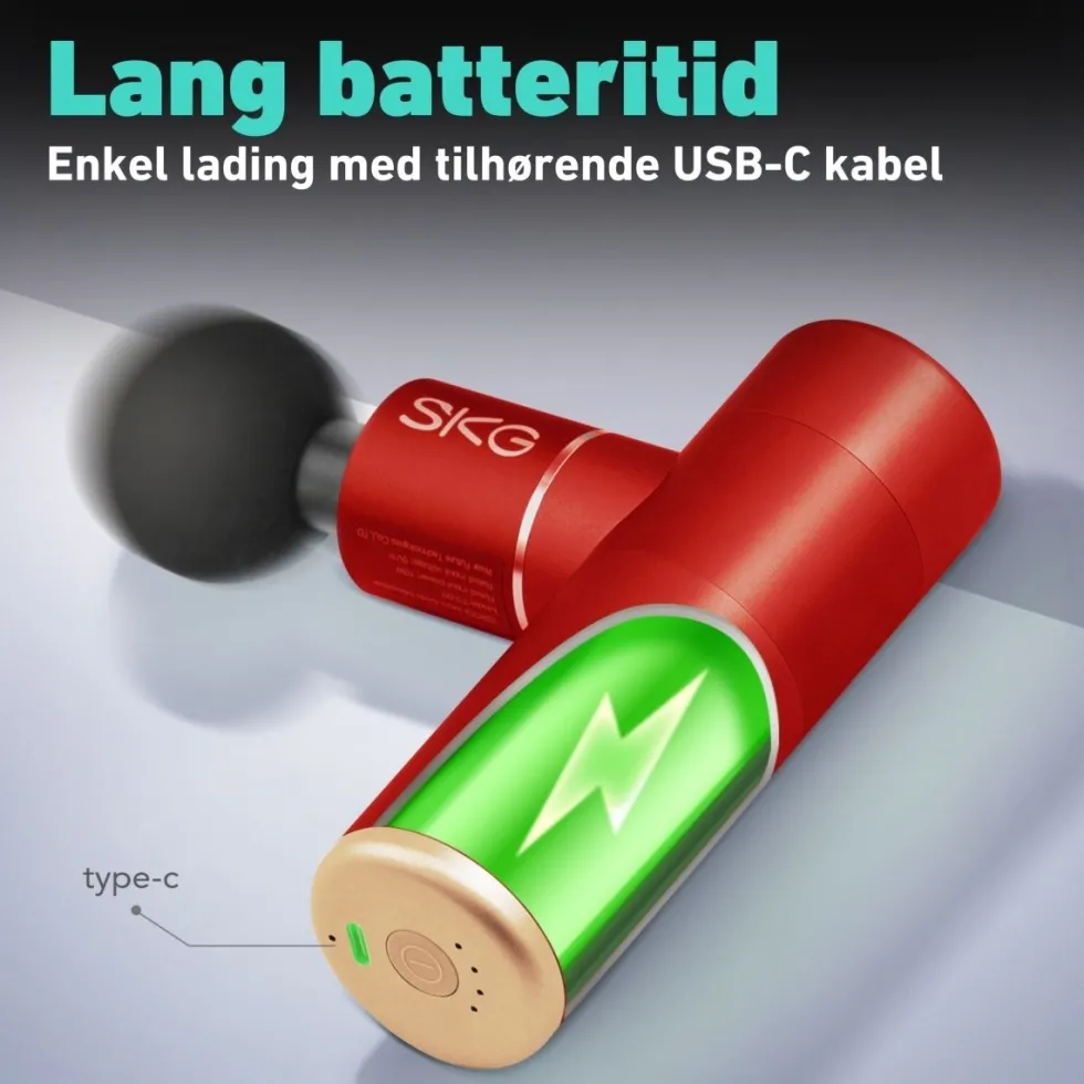 Massasjepistol F3 rød