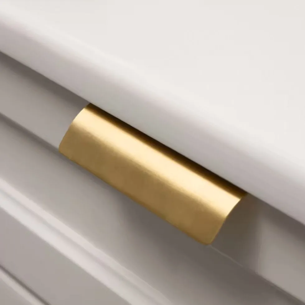 Molde håndtak, børstet messing