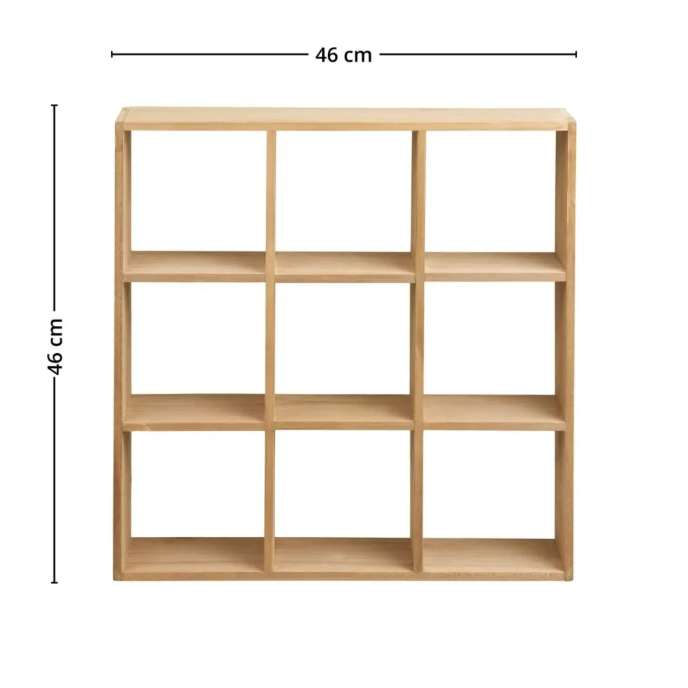 Moss vegghylle furu natur 46 x 10 x 46 cm