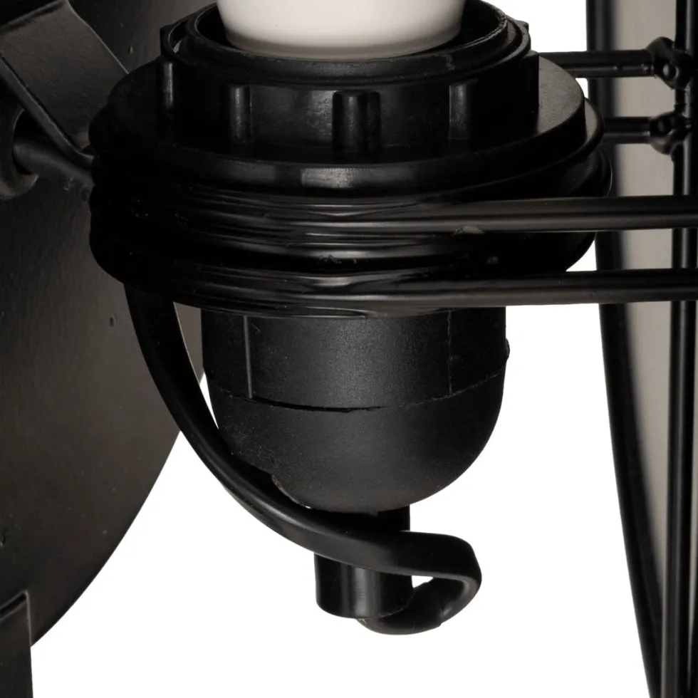 Mysti vegglampe sort reversibel 30,5 cm