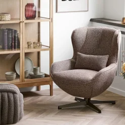 Napier puff brun ø48 cm