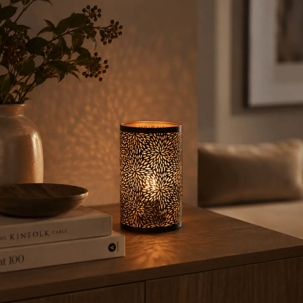 Nata LED lyslykt blomster