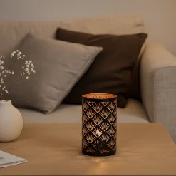 Nata LED lyslykt palme
